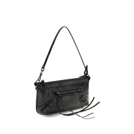 Geantă de umăr Balenciaga din piele neagră