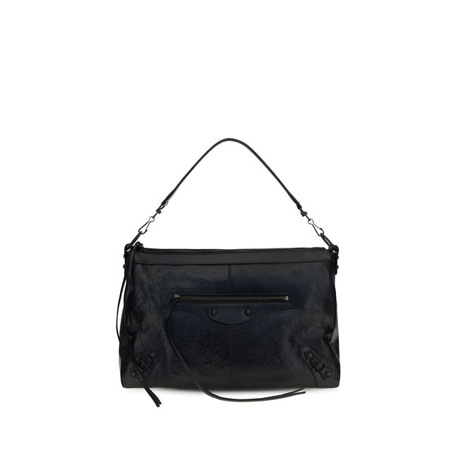 Balenciaga Black Lambskin Shoulder Bag