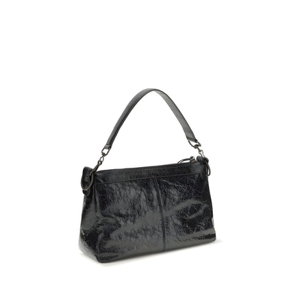 Geantă de umăr mică Balenciaga neagră din piele nappa