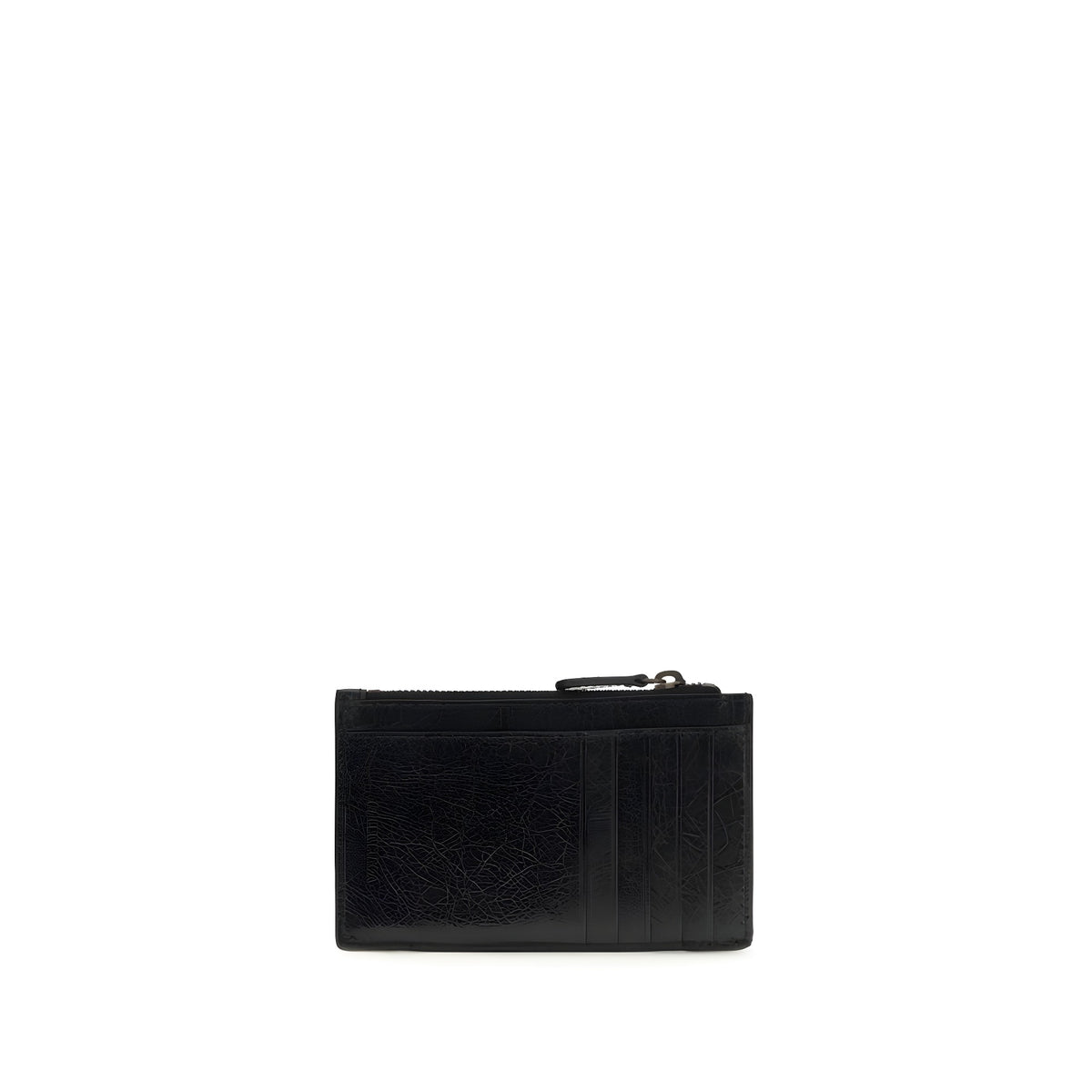 Balenciaga Portofel Negru din Piele de Miel