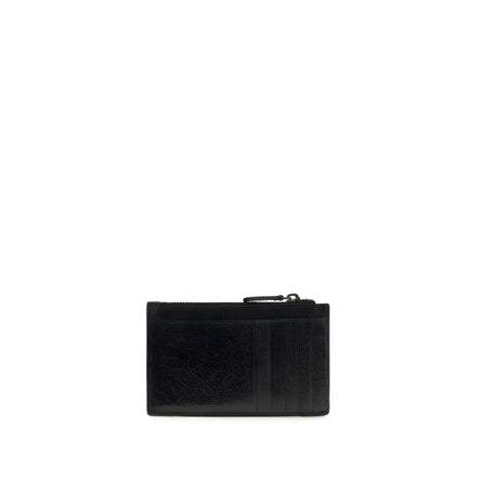 Balenciaga Portofel Negru din Piele de Miel