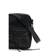 Balenciaga Black Leather Shoulder Bag