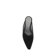 Balenciaga Papuci Negri din Piele Întoarsă