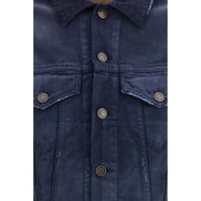 Balenciaga Blue Cotton Denim Jacket