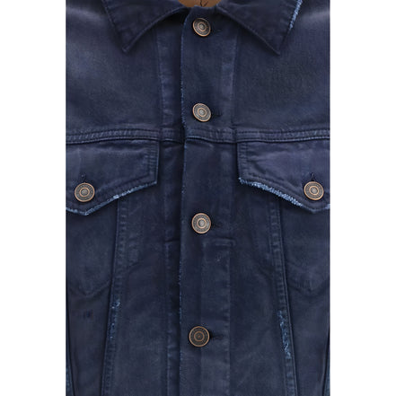 Balenciaga Blue Cotton Denim Jacket