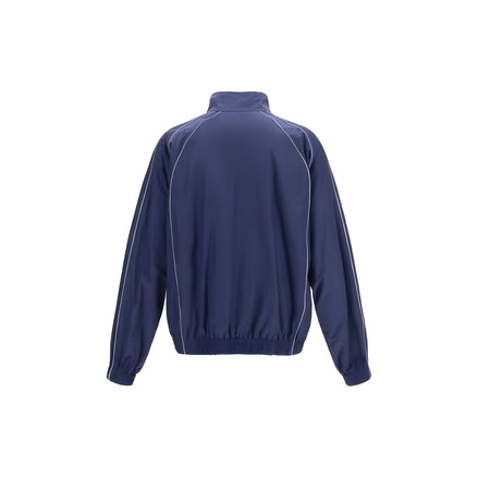 Balenciaga Blue Cotton Shell Jacket