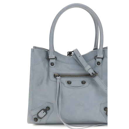 Balenciaga Blue Lambskin Shoulder Bag
