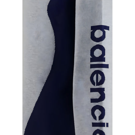 Hanorac Balenciaga gri din bumbac