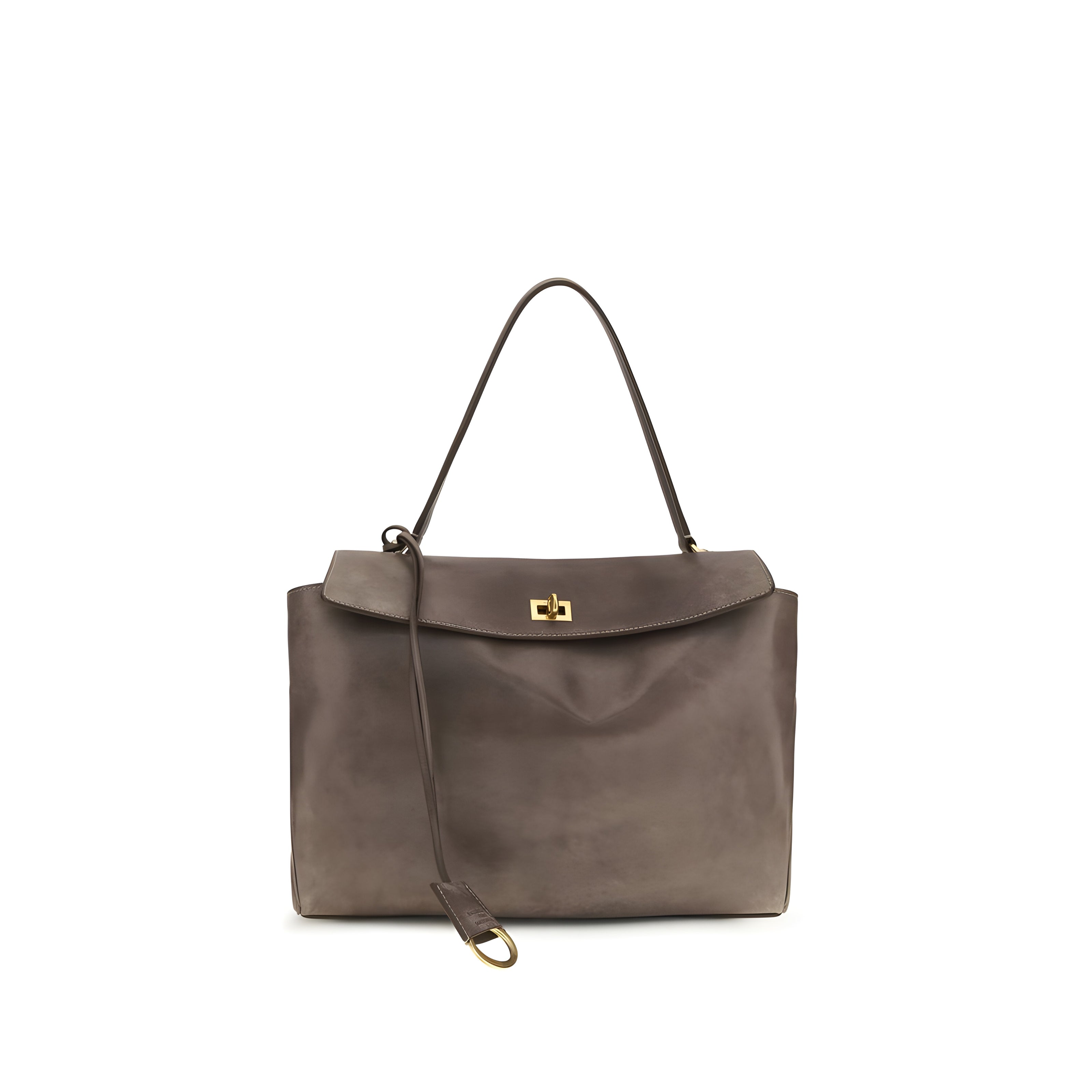Geantă de umăr Balenciaga din piele gri