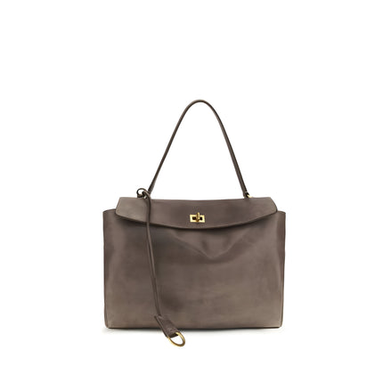 Geantă de umăr Balenciaga din piele gri