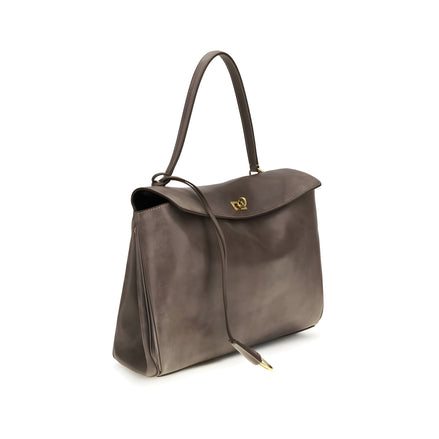 Geantă de umăr Balenciaga din piele gri