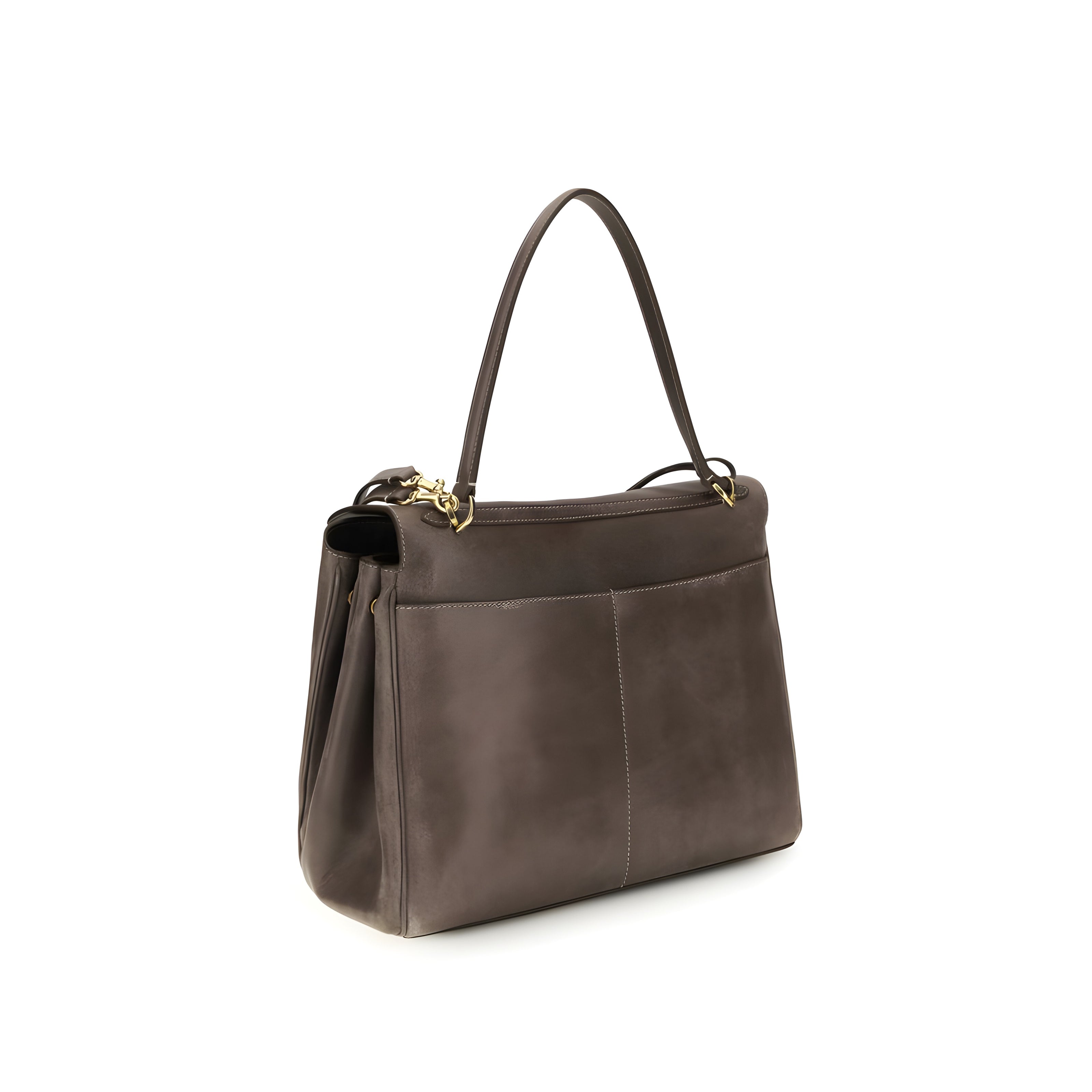 Geantă de umăr Balenciaga din piele gri
