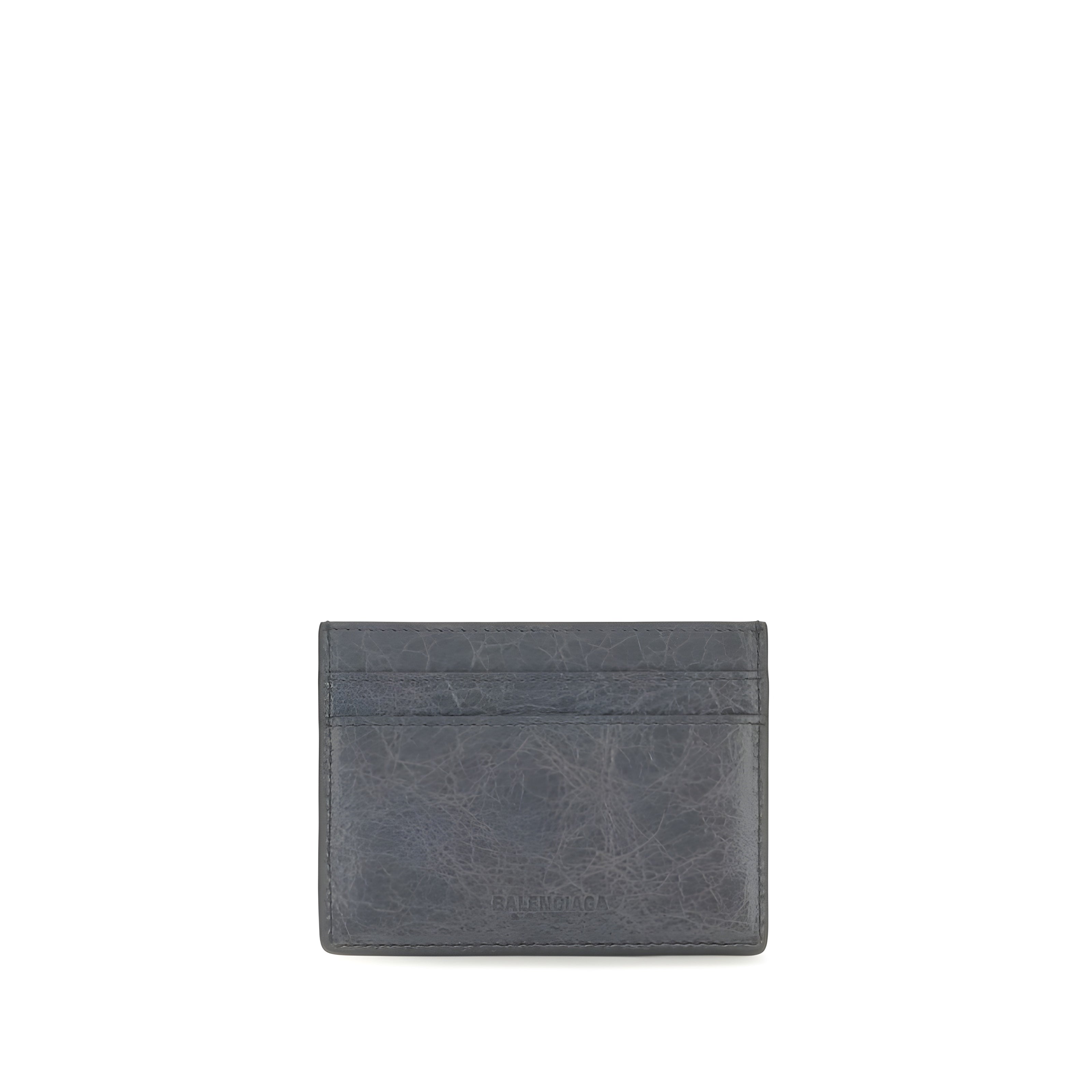 Balenciaga Gray Leather Wallet
