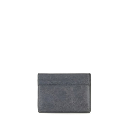 Balenciaga Gray Leather Wallet
