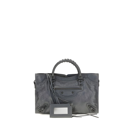 Balenciaga Gray Lambskin Shoulder Bag