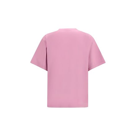 Tricou Balenciaga mov din bumbac