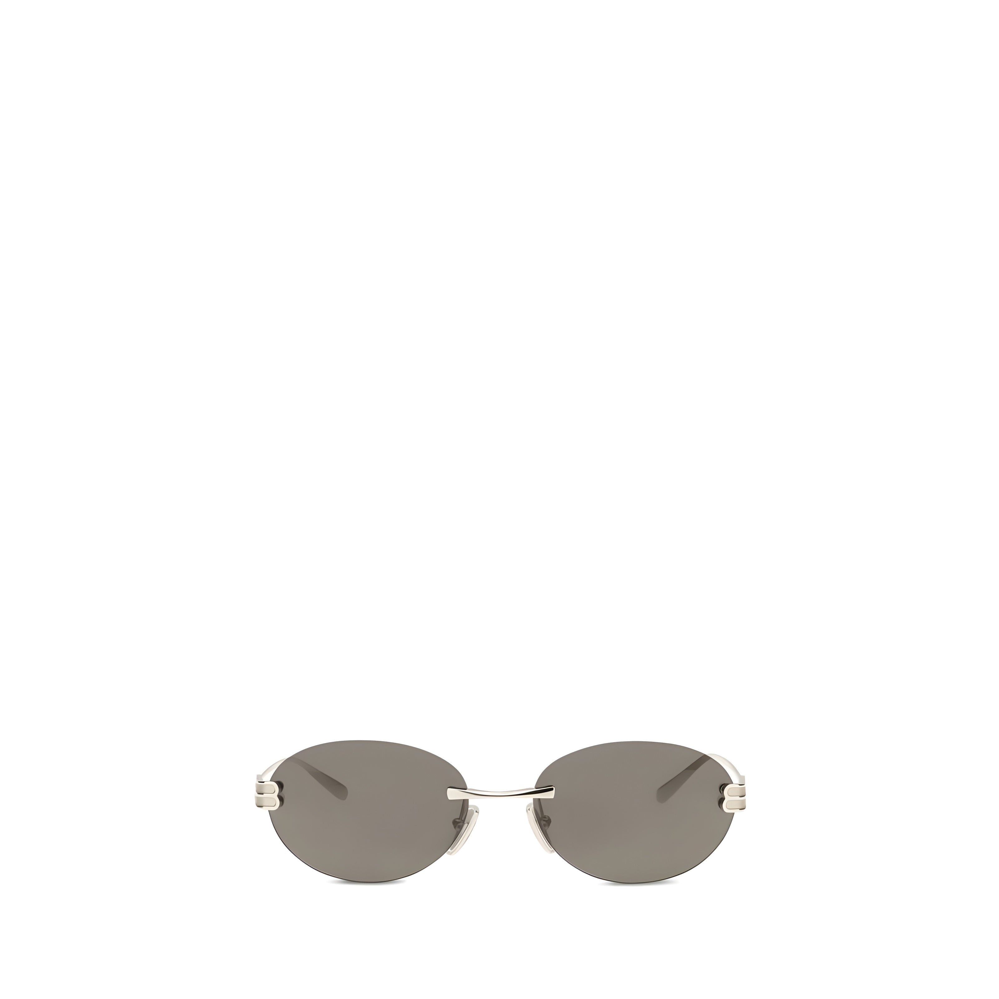 Ochelari de soare argintii Balenciaga