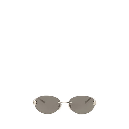 Ochelari de soare argintii Balenciaga