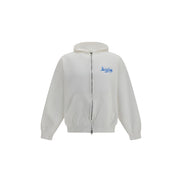 Balenciaga White Cotton Sweatshirt
