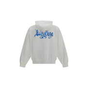 Balenciaga White Cotton Sweatshirt