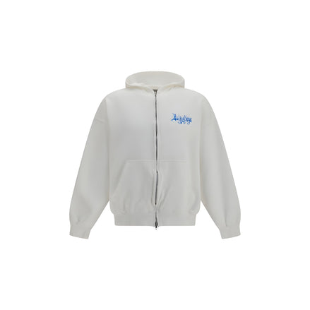 Hanorac Balenciaga din bumbac alb