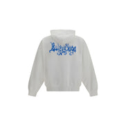 Balenciaga White Cotton Sweatshirt