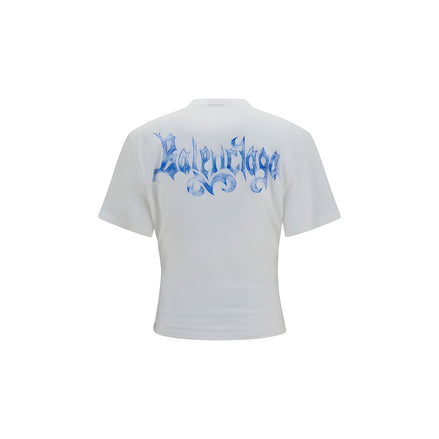 Balenciaga White Cotton T-Shirt