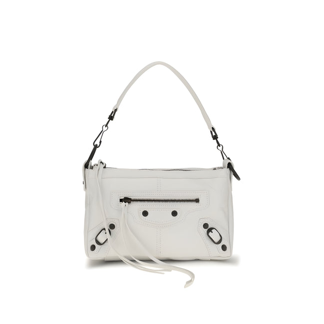 Geantă Balenciaga albă din piele de miel