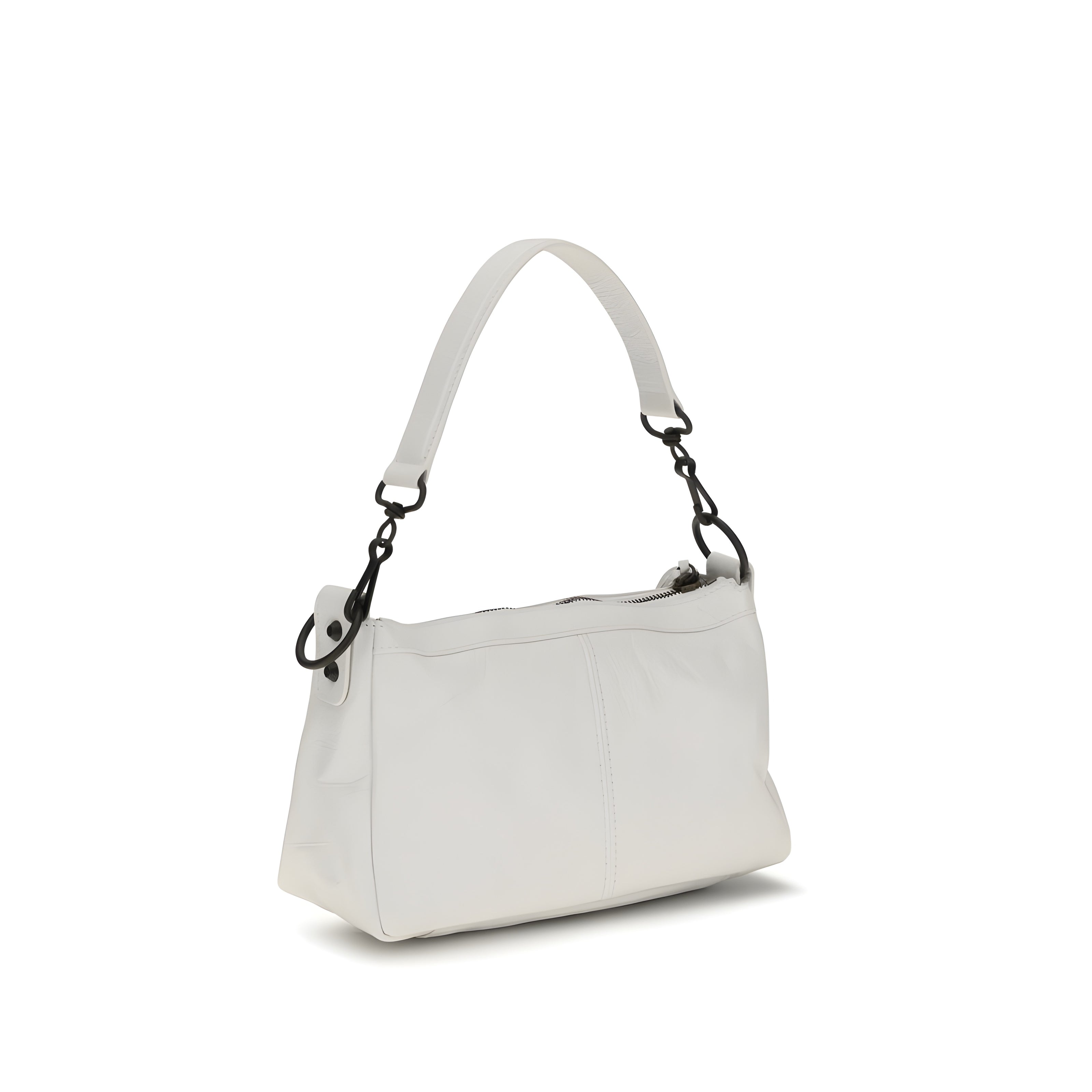 Geantă Balenciaga albă din piele de miel