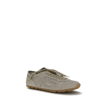 Adidași sport Balmain bej din bumbac