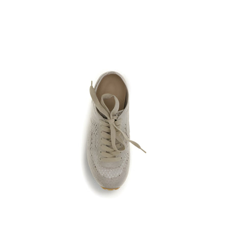 Adidași sport Balmain bej din bumbac