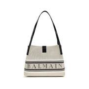 Balmain Beige Cotton Shoulder Bag