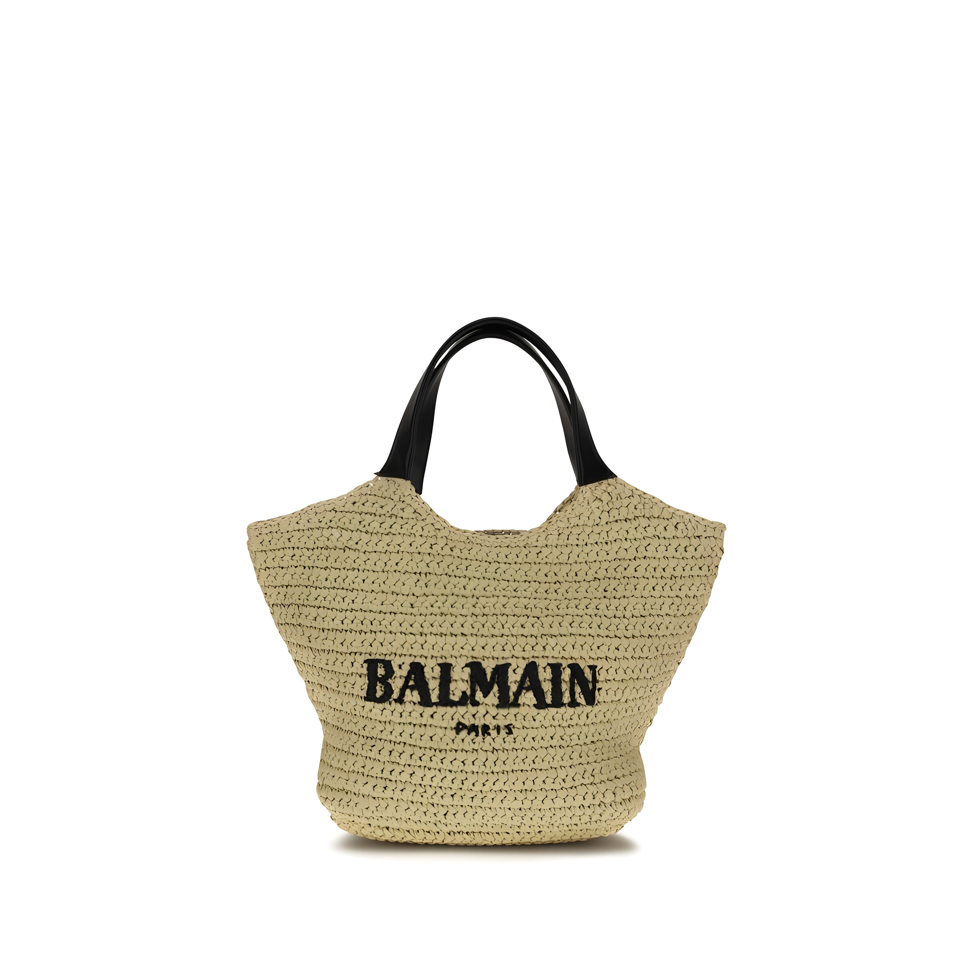 Balmain Beige Viscose Shoulder Bag