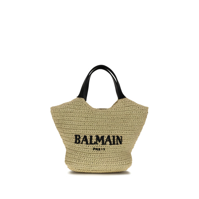 Balmain Beige Viscose Shoulder Bag