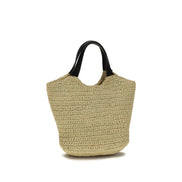 Geantă de umăr Balmain bej din vâscoză