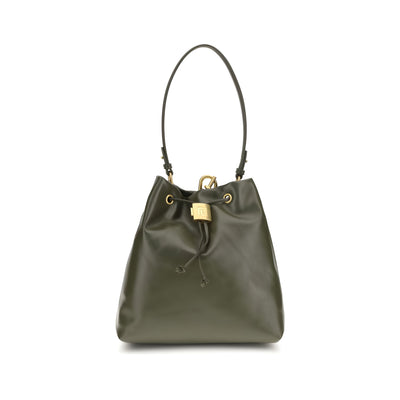 Balmain Bicolor Calf Leather Backpack