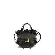 Geantă de umăr Balmain Black Shuffle Mini