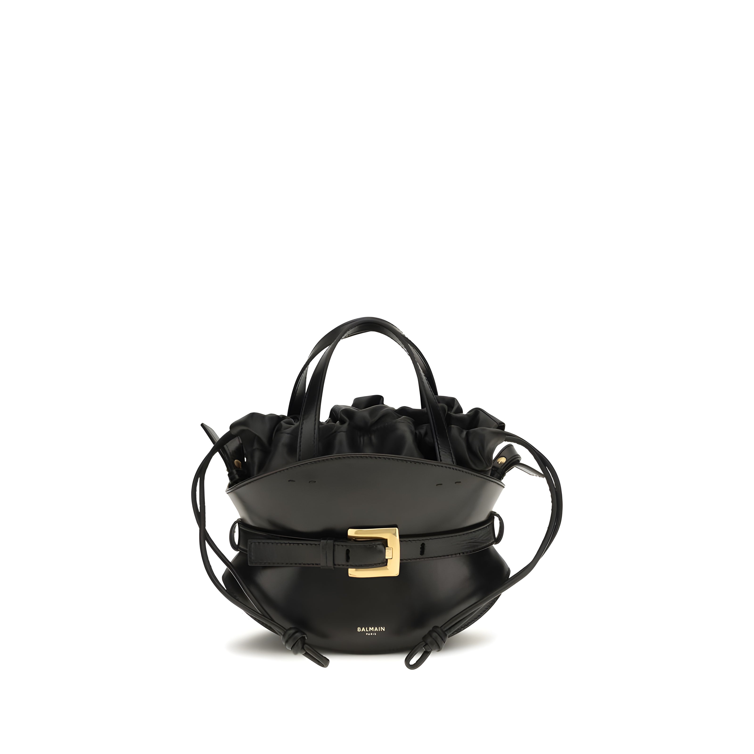Geantă de umăr Balmain Black Shuffle Mini
