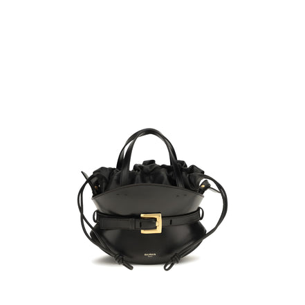 Geantă de umăr Balmain Black Shuffle Mini