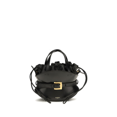 Geantă de umăr Balmain Black Shuffle Mini