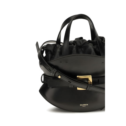 Geantă de umăr Balmain Black Shuffle Mini