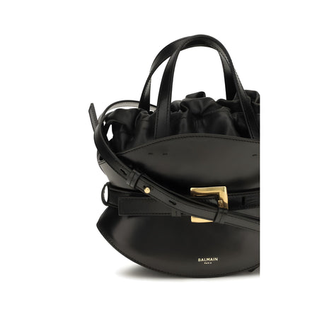 Geantă de umăr Balmain Black Shuffle Mini