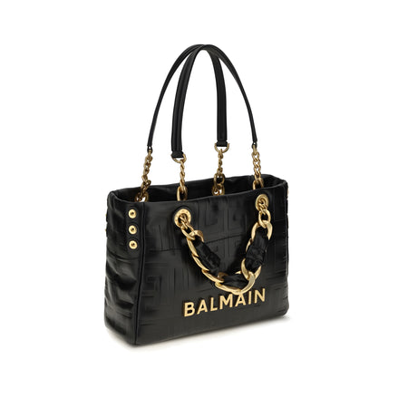 Geantă de umăr Balmain Black Cabas 1945