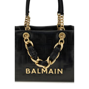 Geantă de umăr Balmain Black Cabas 1945