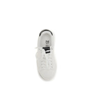 Balmain Black Calf Leather Low Top Sneakers