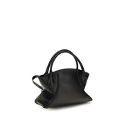 Balmain Black Calf Leather Shoulder Bag