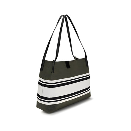 Balmain Black Cotton Shoulder Bag