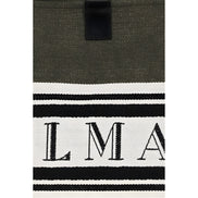 Balmain Black Cotton Shoulder Bag