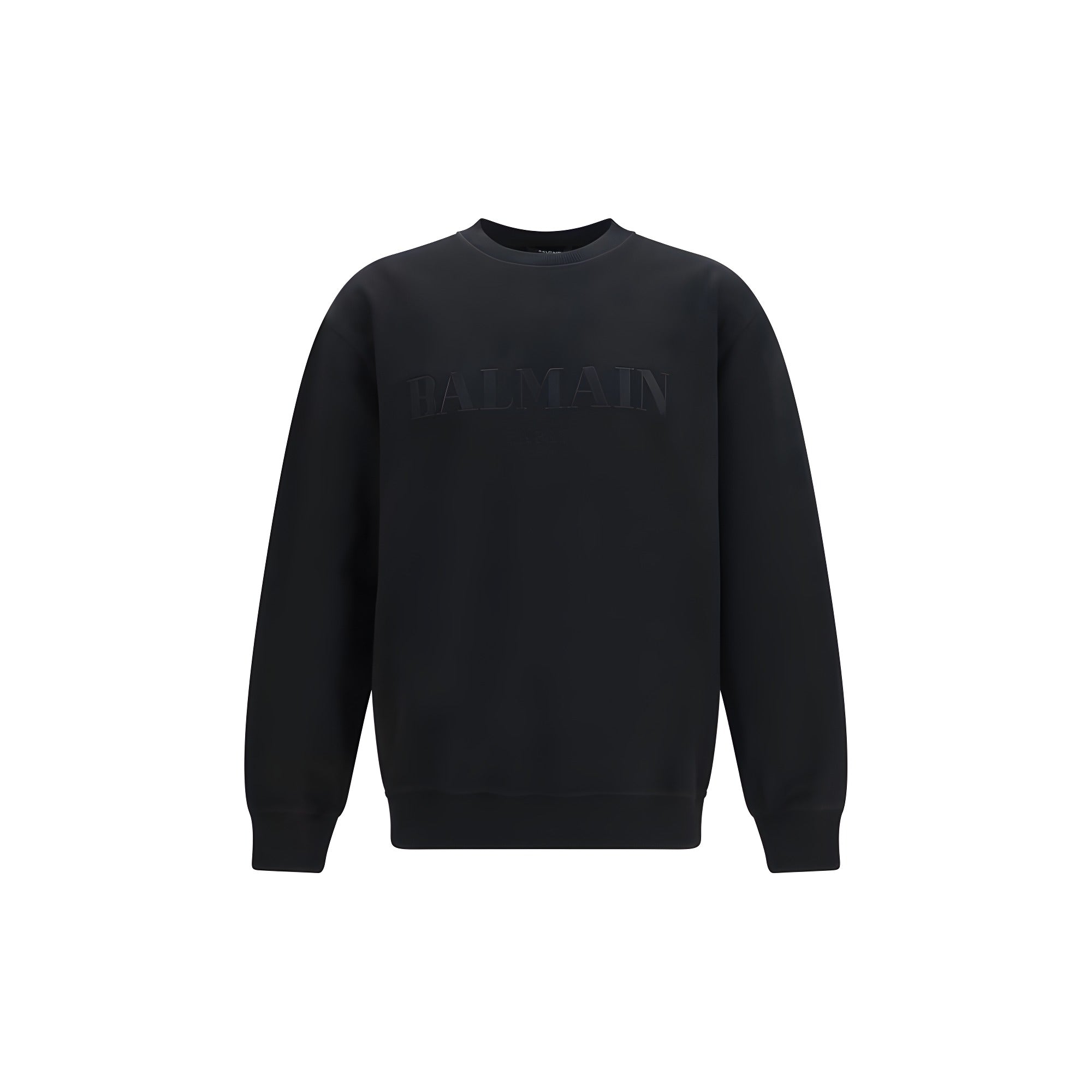 Bluză de molton Balmain din bumbac negru