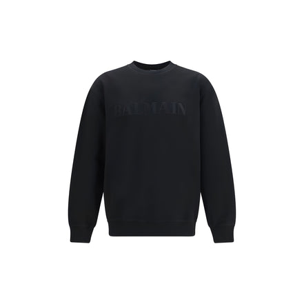 Bluză de molton Balmain din bumbac negru